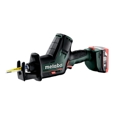 Metabo accu-decoupeerzaag PowerMaxx SSE 12 BL plastic koffer; 12V 2x4Ah LiHD + ASC 55