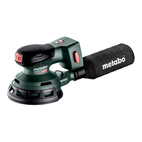 Metabo Accu-excenterschuurmachine PowerMaxx SXA 12-125 BL (602035840) met schuurschijf van 125 mm; metaBOX 215
