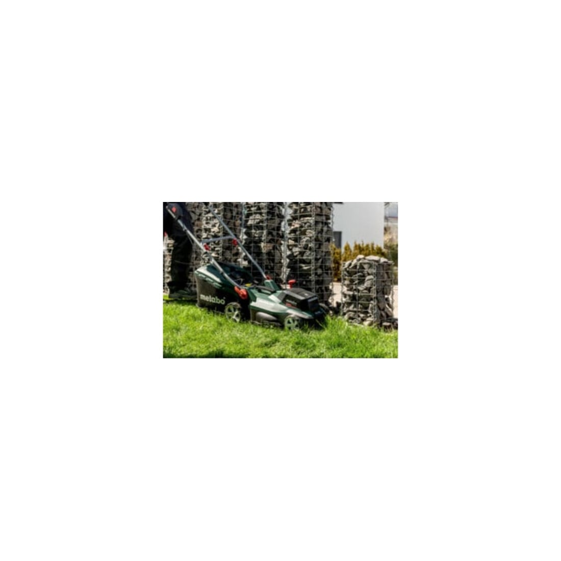 Metabo accu grasmaaier RM 36-18 LTX BL 36 2x 5.2 Ah, lader ASC 145 Duo