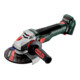 Metabo Accu-haakse slijper WB 18 LTX BL 15-150 Quick (601732840) met rem, snelspanmoer, draaibare accu-pack; metaBOX 165 L-1