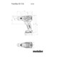 Metabo Accu-klopboormachine PowerMaxx SB 12 BL (601046800) metaBOX 118; 12V 2x4Ah LiHD + ASC 55-4