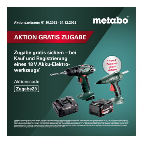 Metabo accu klopboormachine SB 18 L Set (602317540) 18V, 2Ah, lader SC 30