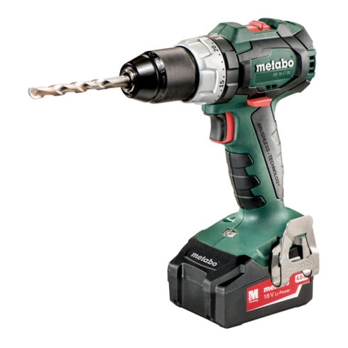 Metabo accu klopboormachine SB 18 LT BL plastic koffer 2x18V/4Ah Li-Ion + ASC 30-36 V