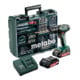 Metabo accu klopboormachine SB 18 Set mobiele werkplaats; plastic koffer; 18V 2x2Ah Li-Ion + SC 30-1