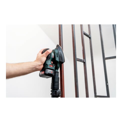 Metabo Accu-multi-schuurmachine PowerMaxx SMA 12 BL (602037840) met schuurzool van 100 x 150 mm; metaBOX 215