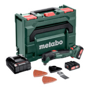 Metabo Accu-multitool PowerMaxx MT 12 (613089500) metaBOX 145; 12V 2x2Ah Li-Power + SC 30