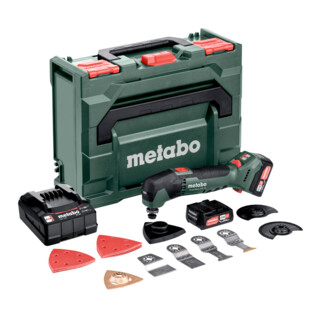 Metabo Accu-multitool PowerMaxx MT 12 (613089510) metaBOX 145; 12V 2x2Ah Li-Power + SC 30