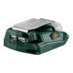 Metabo accu-netadapter PA 14,4-18 LED-USB met 12 V aansluiting en LED-lampje; karton