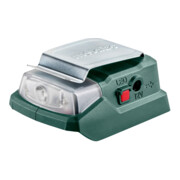Metabo accu-netadapter PowerMaxx PA 12 LED-USB 12 V aansluiting + 5 V USB + LED-lampje; karton