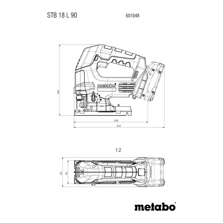 Metabo Accu-Reciprozagen STB 18 L 90 (601048840) metaBOX 145 L