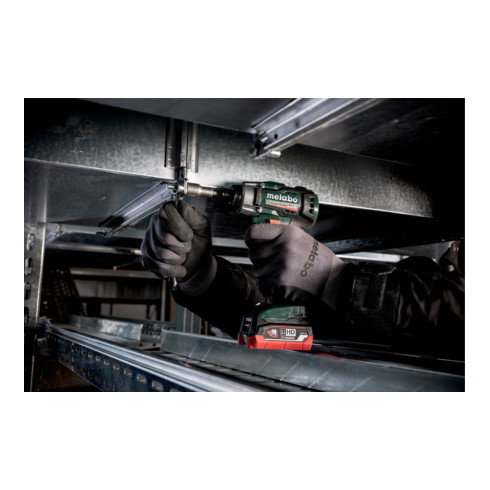 Metabo accu-slagmoersleutel PowerMaxx SSD 12 BL metaBOX 118; 12V 2x2Ah Li-Ion + SC 30