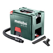 Metabo accu stofzuiger AS 18 L PC met manuele filterreiniging; karton; 18V 2x5.2Ah Li-Ion + ASC 55-1