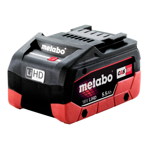 METABO Accumulatore LiHD, Capacità batteria: 5,5Ah