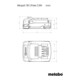 METABO  Accupack Li-Power, Accucapaciteit: 2Ah