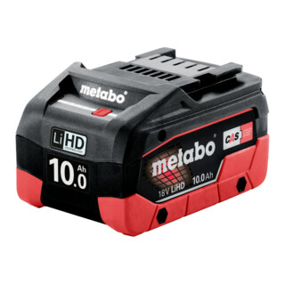 METABO  Accupack LiHD, Accucapaciteit: 10Ah