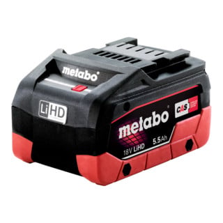 METABO  Accupack LiHD, Accucapaciteit: 5,5Ah