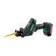 Metabo accupreciprozaag SSE 18 LTX Compacte plastic koffer; 18V 2x2Ah Li-Ion + ASC 55-3