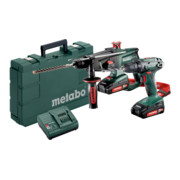 Metabo accuset Combo Set 2.3.2 18 V BS 18 + KHA 18 LTX; plastic koffer