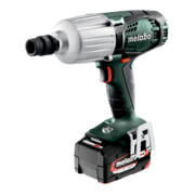 Metabo accuslagmoersleutel SSW 18 LTX 600 metaBOX 145 L; 18V 2x4Ah Li-Ion + ASC 55-1