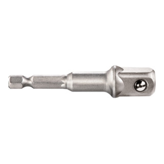 Metabo adapter 1/4" buitenzeskant naar 1/2" buitenvierkant, lengte 72mm, slagvast