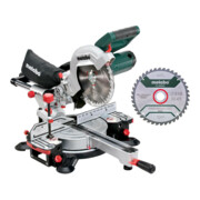 Metabo afkortzaag KGS 216 M set met 2e hardmetalen zaagblad; karton