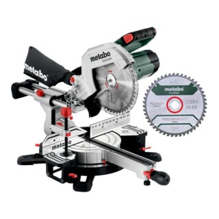 Metabo Afkortzaag KGS 254 M (613254900) met trekfunctie; doos