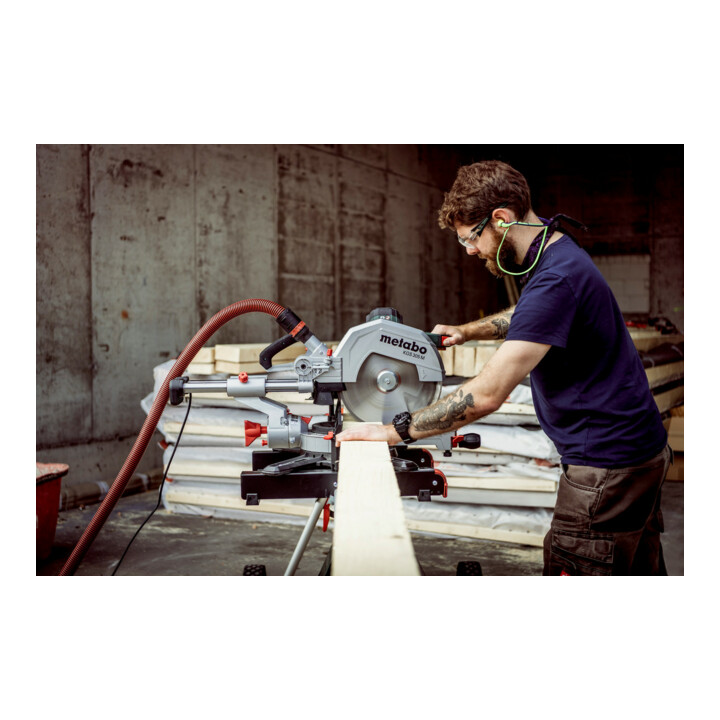 Metabo Afkortzaag KGS 305 M (691215000) met onderstel KSU 251; doos