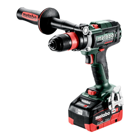 Metabo Akku-3-Gang-Bohrschrauber BS 18 LTX-3 BL Q I metaBOX 145 L; 18V 2x5.5Ah LiHD + ASC 145