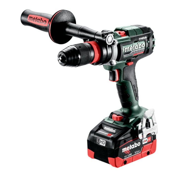 Metabo BS 18 LTX-3 BL Q I Akku-3-Gang-Bohrschrauber Set 18V metaBOX 145 L ASC 145 Ladegerät 2x5.5Ah LiHD Akkus 603180660