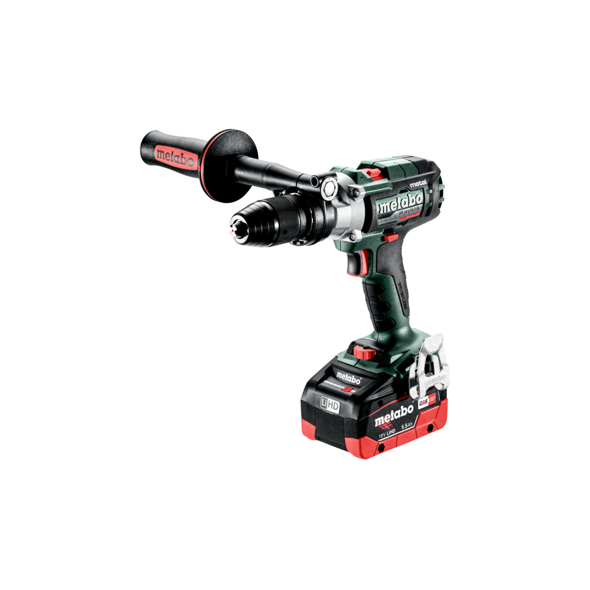 Metabo Akku-3-Gang-Schlagbohrschrauber SB 18 LTX-3 BL I Metal metaBOX 145 L; 18V 2x5.5Ah LiHD + ASC 145