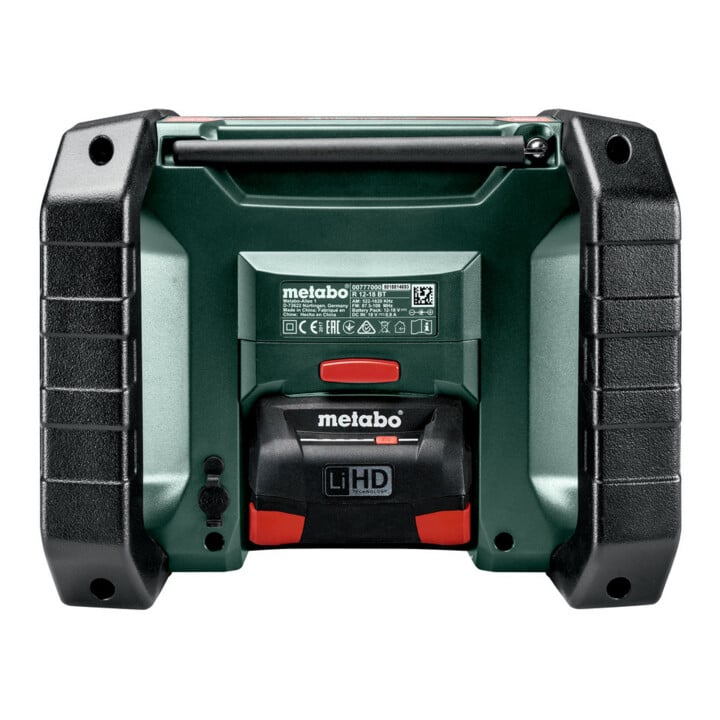 Metabo Akku-Baustellenradio R 12-18 DAB+ BT Karton