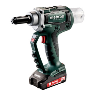 Metabo Akku-Blindnietpistole NP 18 LTX BL 5.0 MetaLoc; 2x18V/2Ah Li-Ion + ASC 30-36 V