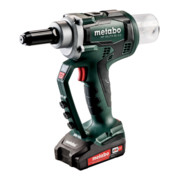 Metabo Akku-Blindnietpistole NP 18 LTX BL 5.0 MetaLoc; 2x18V/2Ah Li-Ion + ASC 30-36 V