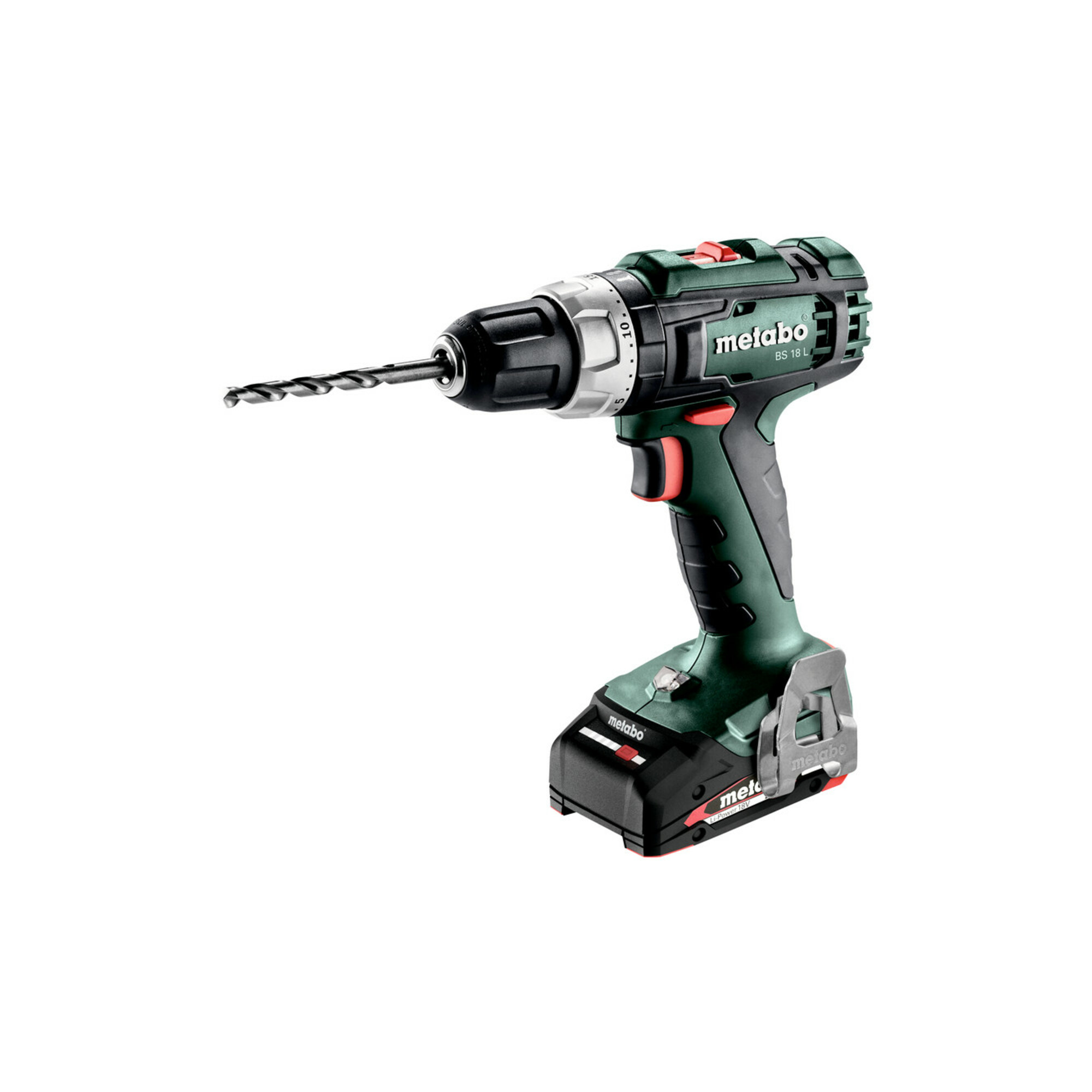 Metabo Akku-Bohrschrauber BS 18 L metaBOX 145; 18V 2x2Ah Li-Power + SC 30