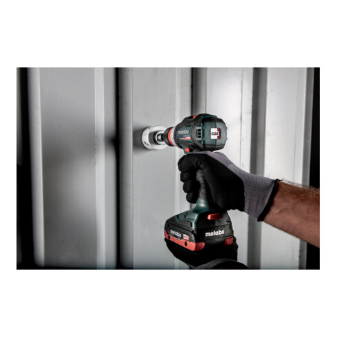 Metabo Akku-Bohrschrauber BS 18 LT BL Q metaBOX 145; 18V 2x4Ah LiHD + ASC 55