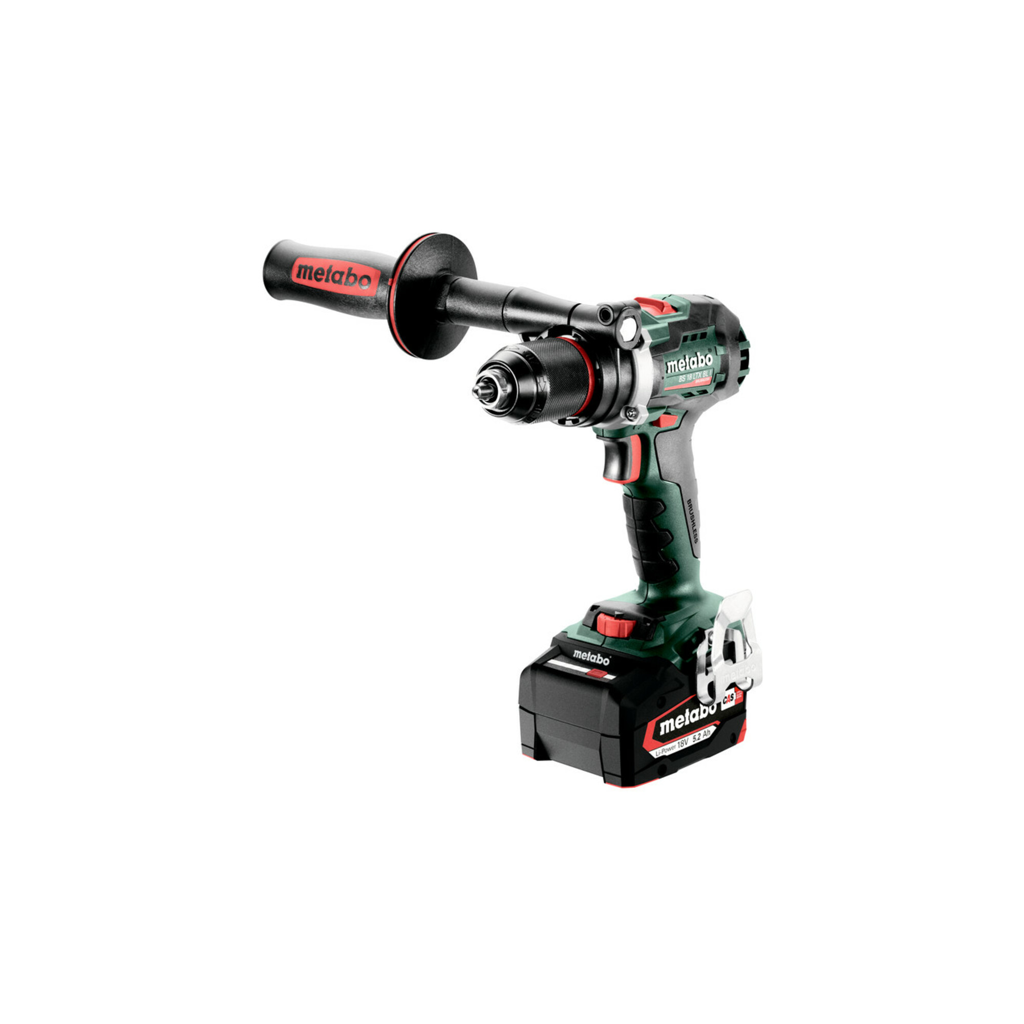 Metabo BS 18 LTX BL I Akku-Bohrschrauber Kunststoffkoffer 18V 2x5.2Ah Li-Ion ASC 55 Ladegerät 602358650