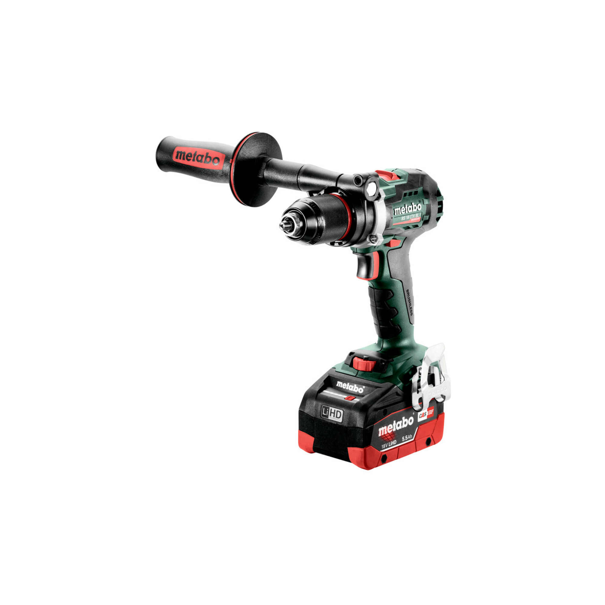 Metabo BS 18 LTX BL I Akku-Bohrschrauber Kunststoffkoffer 18V 2x5.5Ah LiHD ASC 145 Ladegerät 602358660