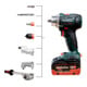 Metabo Akku-Bohrschrauber BS 18 LTX BL Q I metaBOX 145 L; 18V 2x5.2Ah Li-Power + ASC 55