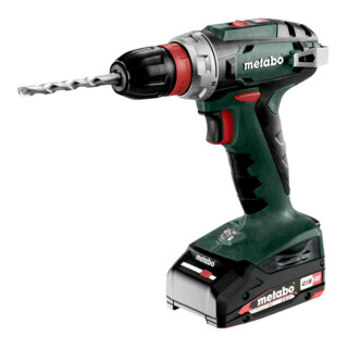 Metabo Akku-Bohrschrauber BS 18 Quick metaBOX 145; 18V 2x2Ah Li-Power + SC 30