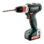 Metabo Akku-Bohrschrauber PowerMaxx BS 12 Q metaBOX 118; 12V 2x2Ah Li-Power + SC 30