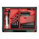 Metabo Akku-Bohrschrauber PowerMaxx BS Basic Set (600080710) mit 41-teiliger Mobiler Werkstatt, Kunststoffkoffer, 12V 2x2Ah Li-Power + LC 40