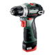 Metabo Akku-Bohrschrauber PowerMaxx BS BL Kunststoffkoffer; 12V 2x2Ah Li-Power + LC 40-1