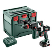 Metabo Akku Combo Set 2.4.8 18 V BS 18 LT BL + KH 18 LTX BL 24 Q; metaBOX 340
