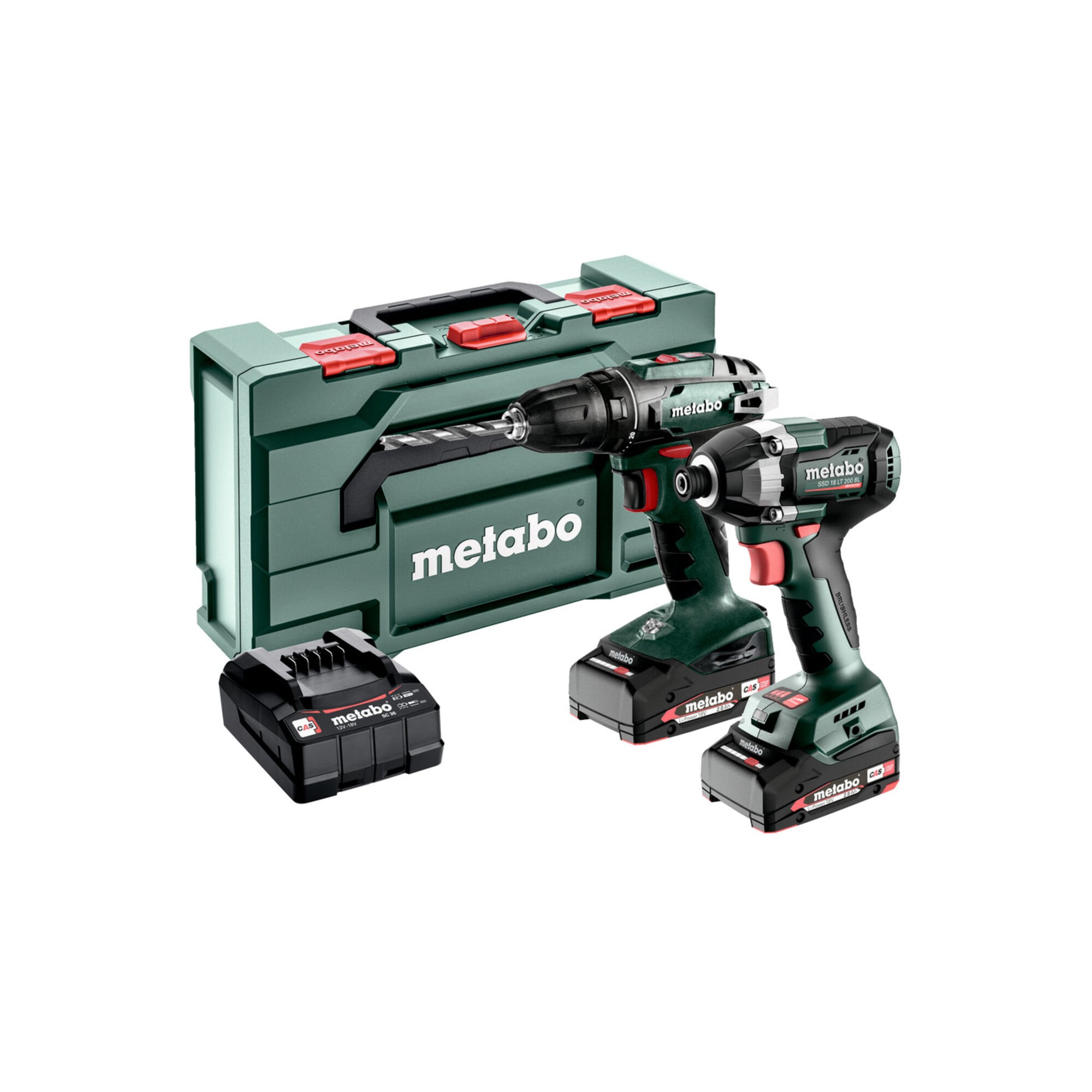 Metabo Akku Combo Set 2.8.1 18V BS 18 + SSD 18 LT 200 BL; metaBOX 145 L