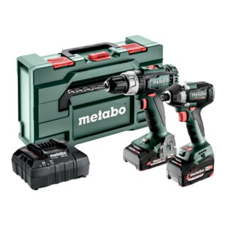 Metabo Akku Combo Set 2.8.2 18V BS 18 L + SSD 18 LT 200 BL; metaBOX 145 L