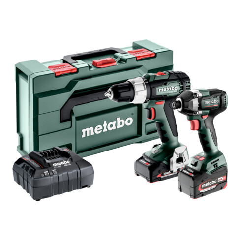Metabo Akku Combo Set 2.8.2 18V BS 18 L + SSD 18 LT 200 BL; metaBOX 145 L