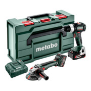Metabo Akku Combo Set 2.9.4 18 V BS 18 LT BL + WB 18 LT BL 11-125 Quick; metaBOX 165 L