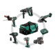 Metabo Akku Combo Set Bauhandwerk 5.1 SB 18 LTX + KH 18 LTX 24 + W 18 L 9-125 Quick + SSW 18 LTX 300 BL + ULA 14.4-18 LED; Werkzeugtasche-1