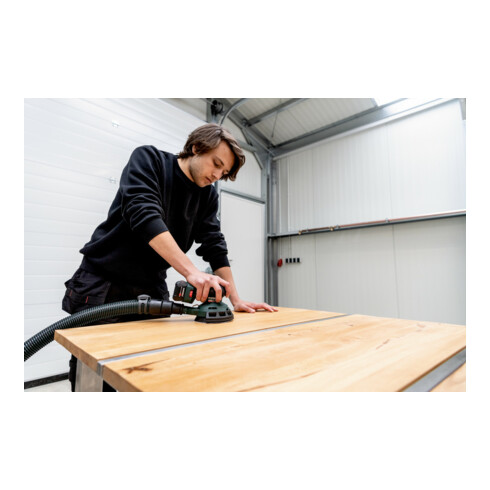 Metabo Akku-Exzenterschleifer PowerMaxx SXA 12-125 BL mit 125mm Schleifteller; metaBOX 215