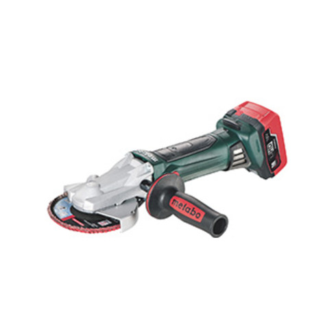 Metabo Akku-Flachkopf-Winkelschleifer WF 18 LTX 125 Quick metaBOX 165 L